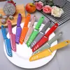 Faca de Frutas Cor Doce Descascador de Aço Inoxidável Faca Portátil Faca para Descascar Utensílios de Cozinha Faca para Descascar