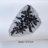 Venta al por mayor cuentas bordado tela pegatinas malla encaje parche de flor tridimensional accesorios decoración vestido de novia DIY