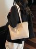 Bolso de Axila Textil Transfronterizo Más Vendido 2025 Nuevo Casual Simple Bolso de Hombro Gran Capacidad Crossbody Tote Bag