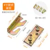 Dobradiça de Cama Espessada, Trava de Cama, Fivela de Cama, Acessórios de Cama Invisível para Móveis, Conector, Fivela de Cama com Parafuso 4 polegadas