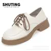 2026 Novos Mocassins Estilo Britânico, Sapatos de Couro de Primavera, Sola Grossa, Versátil, Confortável, Fabricante da Marca, Dropshipping Disponível
