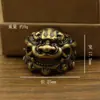 Hebilla de Tela Ancha Estilo Chino de Cobre con León, Hebilla Decorativa Creativa DIY para Cartera de León, Accesorios para Cajas