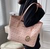 Bolso de Textura de Alta Gama Transfronterizo para Mujer de Gran Capacidad 2025 Nuevo Versátil Simple Bolso de Hombro Clase Bolso Tote para Ir al Trabajo