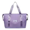 Bolsa de viaje de corta distancia transfronteriza, bolsa de entrenamiento con separación de humedad y humedad para mujer, nueva bolsa de gimnasio de yoga de gran capacidad para ocio.