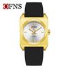 O'Fanni Reloj Caliente en Vivo para Dama Temperamento Combinable Impermeable Reloj de Mujer Reloj de Cuarzo Cuadrado Simple Suministro Directo de Fábrica