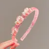 Diadema Infantil para Niñas Sin Diadema 2025 Nuevo Diamante Brillante Dulce Niña Accesorios para el Cabello Diadema de Bebé Antideslizante y No Fácil de Caer