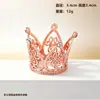 Decoração de Bolo Coroa Coração Liga Mini Aniversário Infantil Performance de Princesa Adereço de Cabeça Moda Buquê Palácio