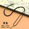 Cordón simple para colgante de jade, tejido a mano con un nudo de la paz, cordón de collar ajustable, cordón delgado para colgantes de ámbar