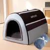 Cama para Perro Grande de Otoño e Invierno Tamaño Mediano y Grande Casa para Perro Casa de Perro Cama para Perro Lavable Nido para Mascota Cama Universal para Gato para Todas las Estaciones