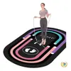 Nova Corda de Pular de Quinta Geração Atualizada com Tapete Absorvente de Choque, Tapete de Piso à Prova de Som, Tapete de Corda Espessado para Fitness Indoor em Casa e Yoga