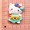 Desenho animado grande brilhante circo Sanrio acessórios de resina faça você mesmo cola creme adesivo de geladeira material de joalheria atacado