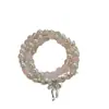 Pulsera de Cristal con Perlas Doble Capa y Lazo Rosa para Mujer, Nuevo Estilo Chino, Súper de Hada, Dulce y Sencilla, Pulsera Ideal para Mejor Amiga Estudiante