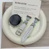 Pulseira Adequada para Pulseira Huawei Band Gt7, Padrão Lichia de Trevo de Quatro Folhas, Pulseira de Pulso Feminina Estilo Ins de Luxo Leve Watch6