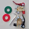 Abrazadera de batería de cobre puro de liberación rápida, material engrosado para conectar cables.