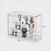 Artefato de Armazenamento de Bolsa Caixa Magnética Transparente de Luxo Rack de Armazenamento de Luxo Acessível Armário de Exibição com Pano à Prova de Poeira