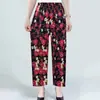 Pantalones de Verano para Mujer, Pantalones de Mamá, Pantalones Finos Anti-Mosquitos, Sueltos Casuales al por Mayor de Nueve Puntos, Pantalones de Seda Hielo y Nieve, Puestos Callejeros