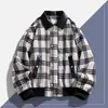Jaqueta de Trabalho Americana Tendência Outonal para Homens, Jaqueta Estilo Cityboy Japonês, Novo Caimento Solto para Primavera e Outono