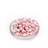 Acrílico Grande Furo Beads Plástico Redondo Beads Straight Hole Macaron Beads Candy Color Wear Thick Rope Bead Acessórios