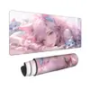 Teclado Customizado Bidimensional Extra Grande para E-Sports com Bloqueio de Borda para Homens e Mulheres, Mesa de Computador, Tapete de Mesa para Escritório, Mouse Pad