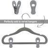 Pinza Blanca para Colgar Ropa Pinza Multifuncional de Plástico para Colgar Ropa Pinza de Dedo para Pantalones Cortos Pinza Redonda de Colores para Niños