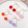 Pequeño fresco simulación fruta perla lazo cereza diy tejido con cuentas pasador accesorios para el cabello pendientes material venta al por mayor