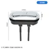Botón de Tanque de Agua Transfronterizo 38 Tamaño Pequeño ABS Accesorios para Inodoro Cromado Pulsador Lateral/Superior/Doble Botón Interruptor de Tanque de Agua