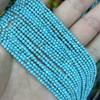 Venta al por mayor Wein Optimización Turquesa 2mm Cuentas Redondas Semiterminadas DIY Pulsera Cadena Clavícula Hecho a Mano Cuentas Sueltas Accesorios de Joyería