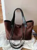 Yaozi 2026 principios de otoño nueva moda retro gran capacidad para el trabajo versátil bolso de hombro bolso tote para mujer