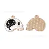 Serie de Halloween Calabaza Murciélago Cabeza de Fantasma Adornos para la Cabeza Accesorios Colgante de Aleación DIY Cadena para Teléfono Colgante para Llavero
