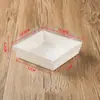 Caja para Sándwiches Nieve Mei Niang Carne Deshebrada Beckham Papel Transparente Caja de Plástico Pastelería Pastel Pan Caja de Empaque para Hornear Venta al por Mayor