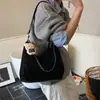 Bolsa de Commuter Estilo Francês Preguiçoso para Mulheres 2025 Inverno Nova Estampa de Leopardo Bolsa de Ombro Retrô Grande Capacidade Bolsa Transversal Casual