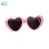 Gafas para perros y mascotas al por mayor de fábrica, lindas gafas navideñas divertidas para mascotas, gafas de sol de corazón para gatos, suministros para mascotas al por mayor