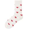 Nuevos calcetines de otoño e invierno estilo europeo y americano con estampado de leche y huevos escalfados para hombres y mujeres, calcetines de media caña versátiles y de moda, algodón absorbente de sudor, para deportes, venta al por mayor