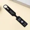 Etiqueta fluorescente creativa para equipaje, etiqueta de identificación anti-pérdida para bolsa de viaje de regreso a la escuela, accesorios de etiqueta decorativa para equipaje facturado de avión