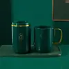 Taza multifuncional para cepillo de dientes de viaje, una caja de almacenamiento de cepillo de dientes y pasta de dientes lujosa y portátil, un juego de artículos de tocador de viaje tres en uno