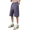 Talla Grande 300 Jin Marca Americana de Moda Estampados Shorts Casuales para Hombre Verano Delgados Sueltos Frescos Streetwear Bermudas Deportivas