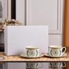 Estilo Europeu Porcelana Fina Moda Prato de Jantar conjunto Série Primavera Cedo Xícara de Café e Pires Xícara e Pires Duplos Caneca Caixa de Presente