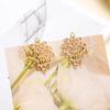 2024 Nueva Moda Aretes Versátiles Retro Accesorios Yiwu Celebridad de Internet Elegantes Aretes Franceses de Verano de Alta Gama