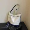 Bolsa Casual Grande Capacidade para Mulheres 2026 Novo Estilo Bolsa de Ombro de Lona Fashionable Bolsa Saco Texturizada Bolsa Tote Versátil para o Dia a Dia