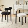 Taburete de Maquillaje Estilo Crema, Silla de Maquillaje Simple para Dormitorio, Silla Regordeta, Silla de Tocador de Pelo de Cordero, Taburete de Lujo Ligero para Niñas