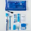 Kit de cuidados bucais ortodônticos cera ortodôntica kit ortodôntico escova de dentes ortodôntica escova interdental kit ortodôntico de oito peças