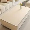 Tapete de Mesa de Centro Estilo Minimalista Moderno, Sem Lavagem, Impermeável, À Prova de Óleo, Isolante Térmico, Anti-Escaldante, Tapete de Proteção de Mesa de Jantar de Alta Qualidade