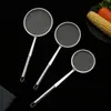 Separador de Fugas de Aceite de Malla de Acero Inoxidable 304 Borde Estrecho Filtro de Grasa Cuchara Filtro para Jugo Leche de Soya Colador de Malla de Acero Inoxidable para Cocina