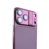 Adequado para filme da câmera traseira do Apple 18 Pro Max, suporte integrado de armadura de metal, filme da lente do iPhone 18 Pro
