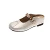 Pantuflas de Diseño Único con Suela Gruesa y Punta Cerrada para Mujer Moda Casual Primavera/Verano 2026 Mocasines Deslizables Medias Pantuflas Mary Jane para Mujer
