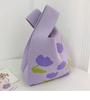 2025 Bolsa de Sacola de Flores Juejiang Mãe Deusa Nicho Poliéster Tricô Manual Bolsa de Presente de Casamento