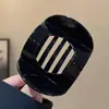 Pinza para el pelo plana ovalada de venta caliente transfronteriza Pinza de pico de pato Pinza para la parte posterior de la cabeza Agarre fuerte Pinza para el pelo simple Accesorios para el cabello