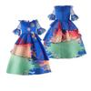 Amazon Europeu e Americano Magic Full House Wave Point Floral Vestido Infantil Meninas Cosplay Cosplay Traje