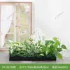 Combinación de paisajismo con plantas verdes artificiales, jardineras, maceteros, decoraciones de flores artificiales, decoración de paisaje con plantas artificiales para escaparates de centros comerciales, interior y exterior