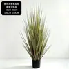 Planta Verde Artificial Decorativa em Vaso Grama Cebola Decoração de Casa Planta Artificial Ornamento Bonsai Planta Verde Folhagem Verde Artificial